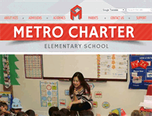 Tablet Screenshot of metrocharter.org